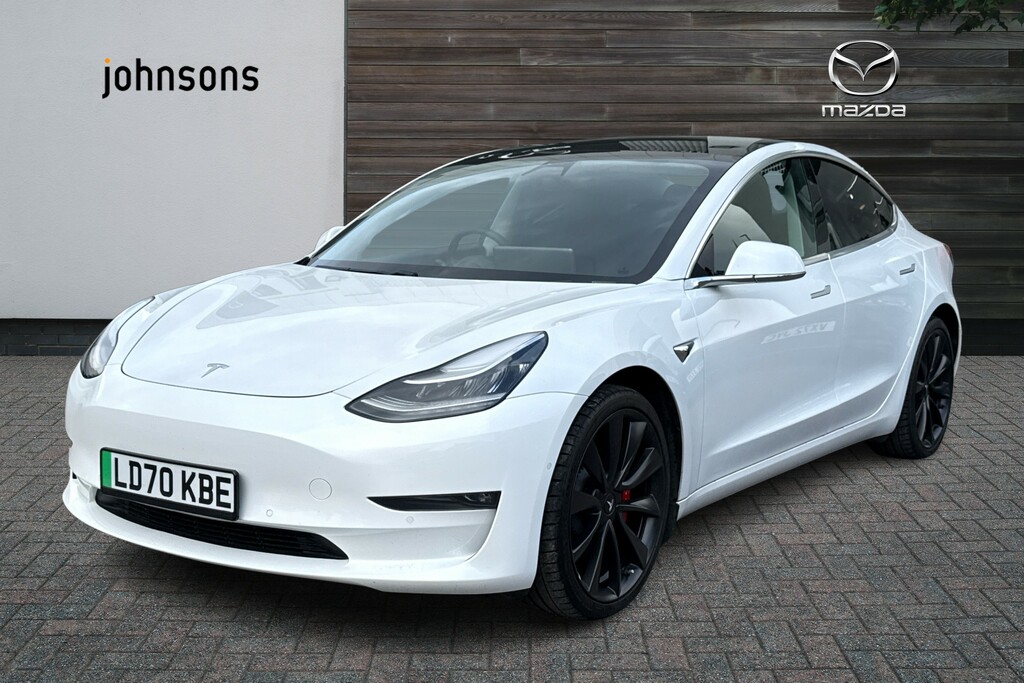 Tesla Model 3 Performance Awd Performance Upgrade LD70KBE White #4
