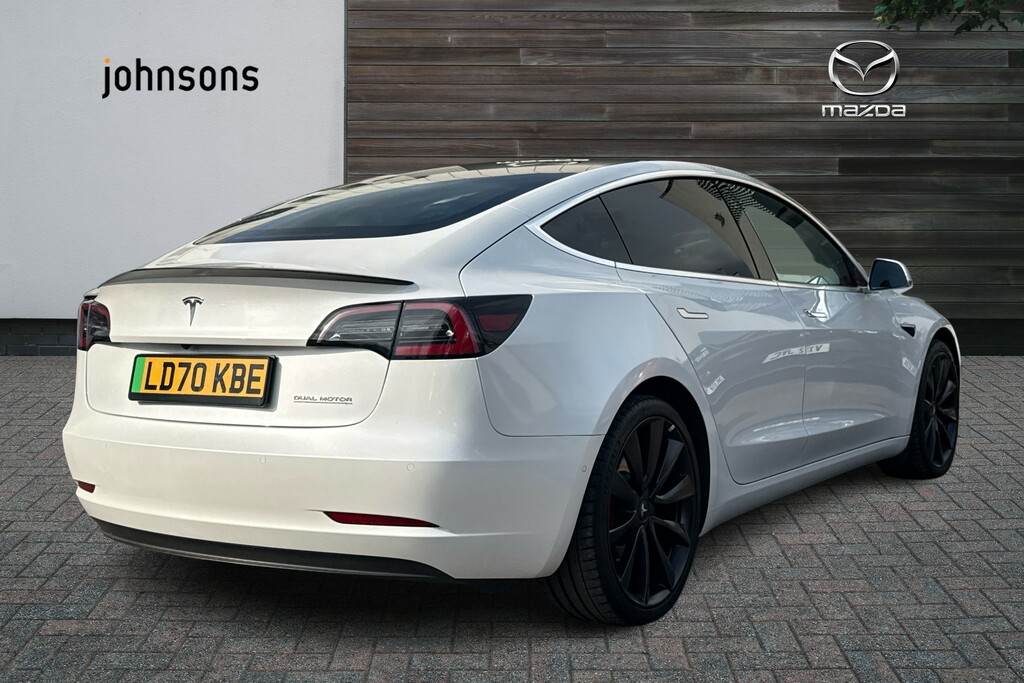 Tesla Model 3 Performance Awd Performance Upgrade LD70KBE White #5