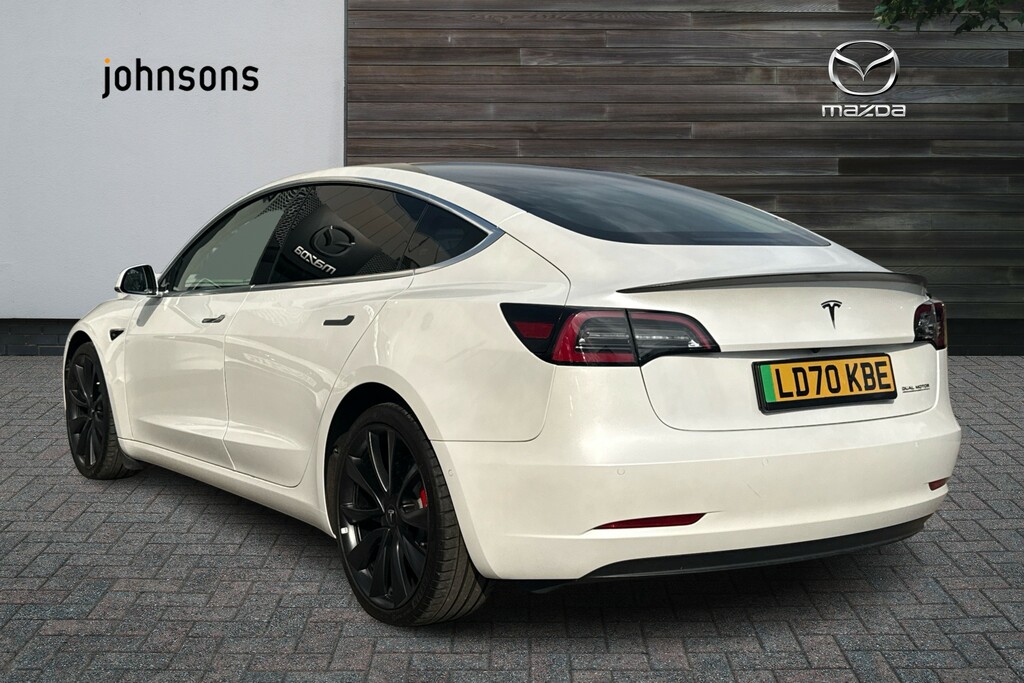 Tesla Model 3 Performance Awd Performance Upgrade LD70KBE White #2