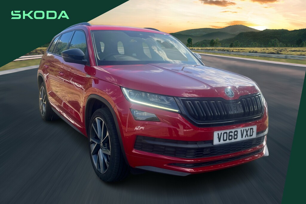 Skoda Kodiaq 2.0 Tdi 190 Sport Line 4X4 Dsg 7 Seat Red