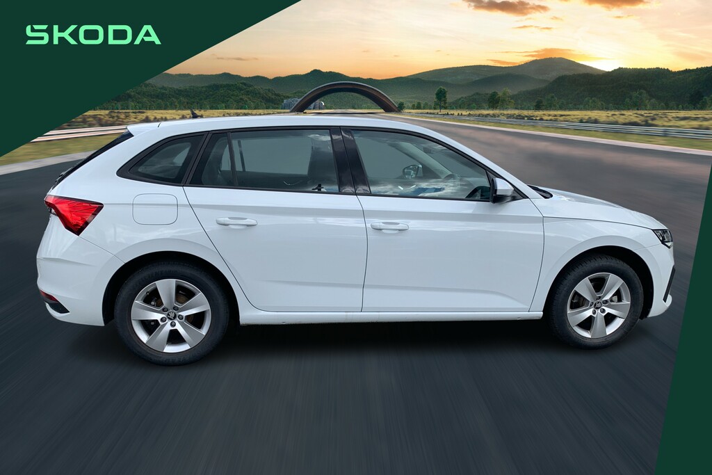 Skoda Scala 1.0 Tsi 116 Se Edition Dsg White #4