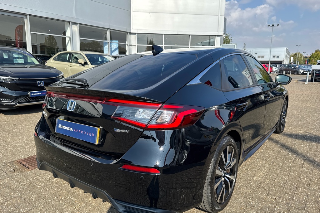 Honda Civic 2.0 Ehev Elegance Cvt Hatchback Black #50