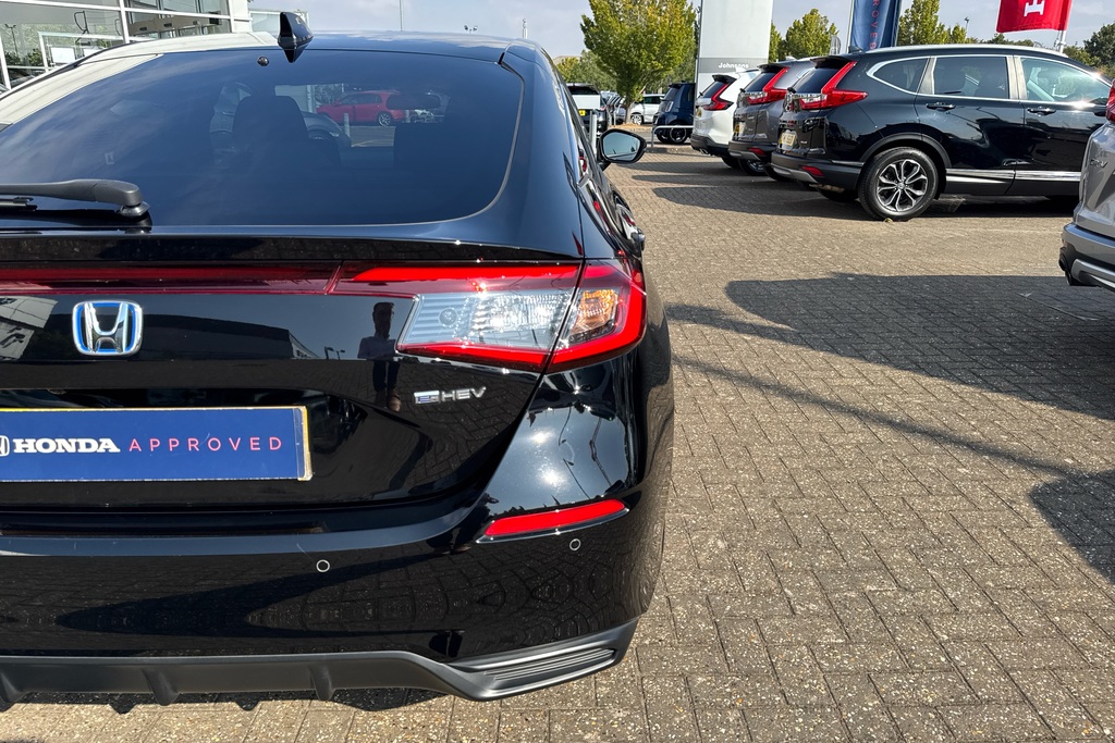 Honda Civic 2.0 Ehev Elegance Cvt Hatchback Black #49