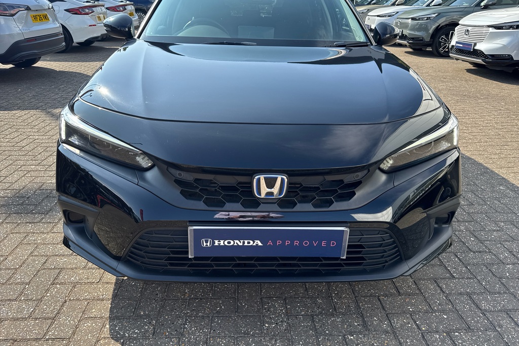 Honda Civic 2.0 Ehev Elegance Cvt Hatchback Black #38