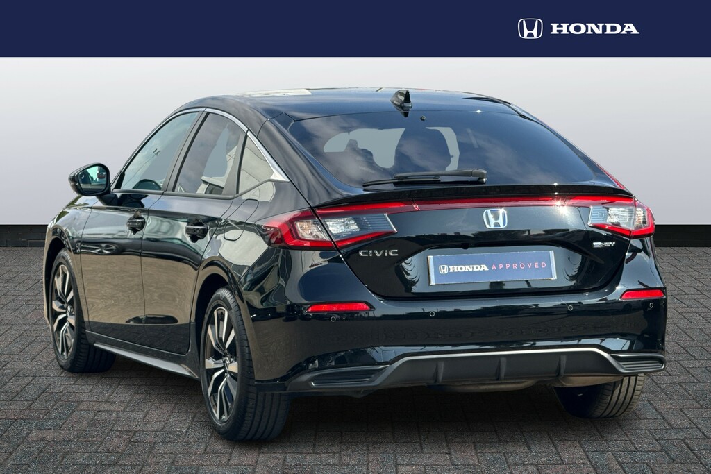 Honda Civic 2.0 Ehev Elegance Cvt Black #2