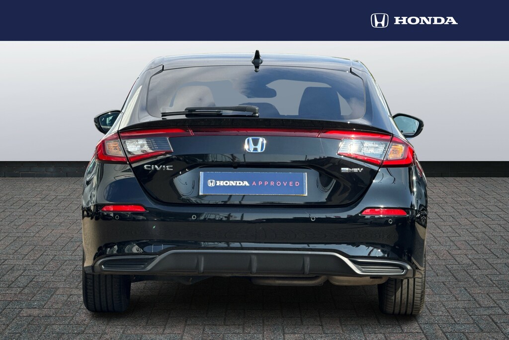 Honda Civic 2.0 Ehev Elegance Cvt Hatchback Black #11