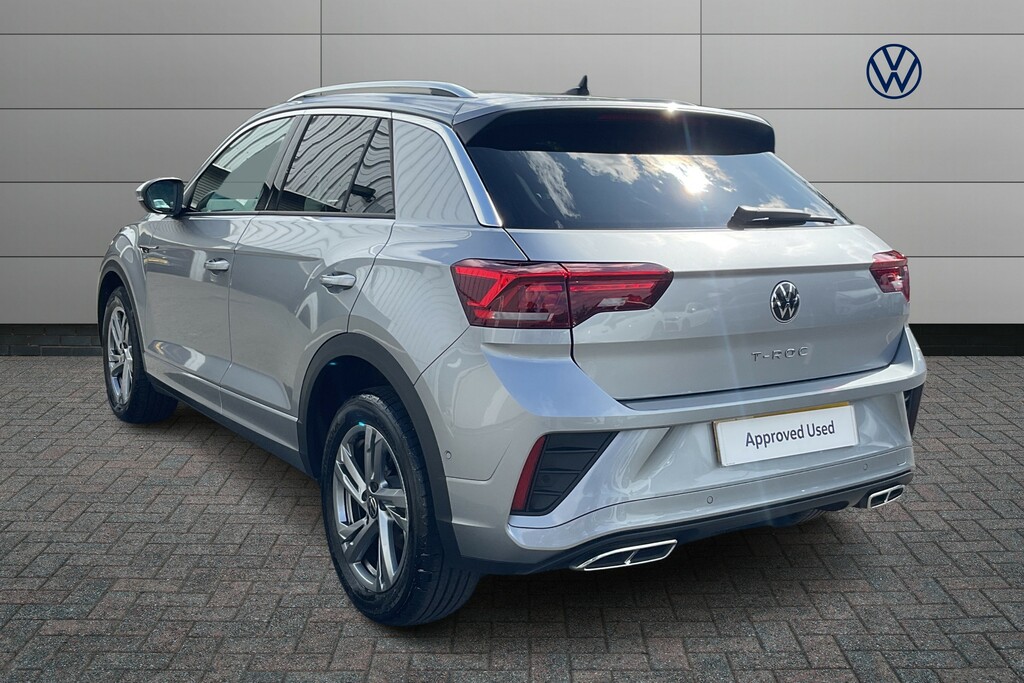 Volkswagen T-Roc 1.5 Tsi R-line GF75XVN Silver #3