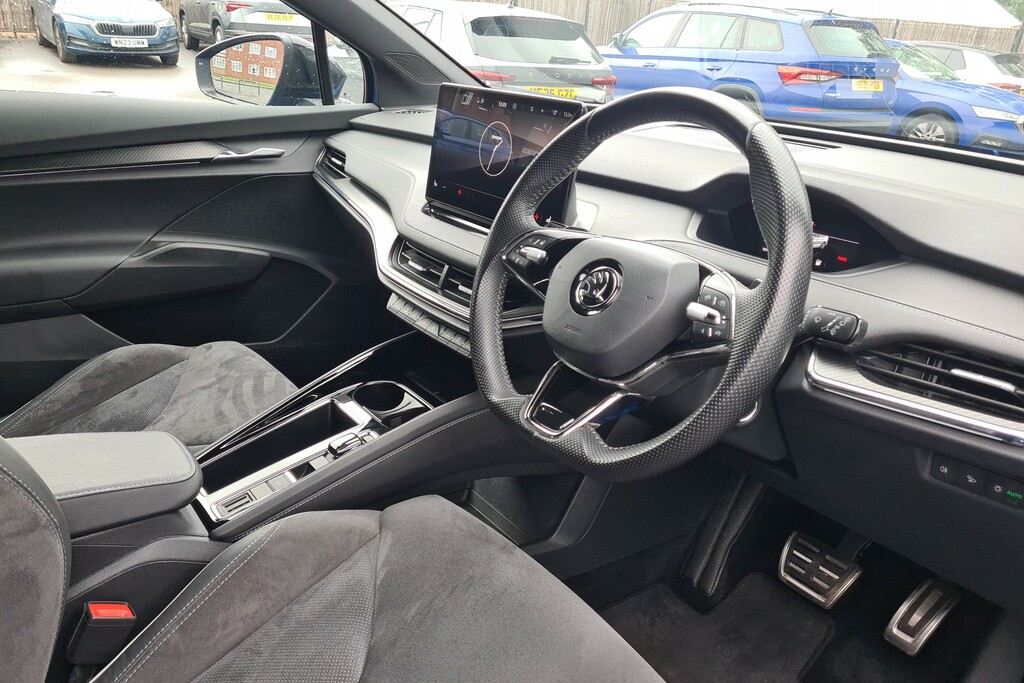 Skoda ENYAQ 150Kw 80 Sportline Plus 82Kwh Blue #6
