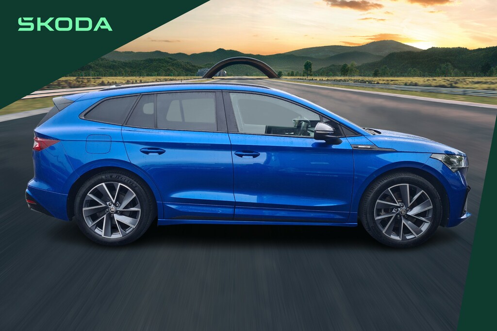 Skoda ENYAQ 150Kw 80 Sportline Plus 82Kwh Blue #4