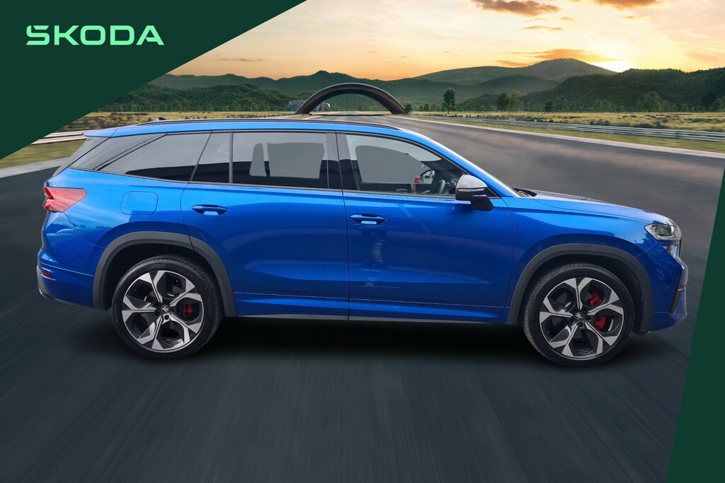 Skoda Kodiaq 2.0 Tsi Vrs 4X4 Dsg 7 Seat Blue #4