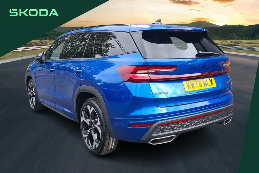 Skoda Kodiaq 2.0 Tsi Vrs 4X4 Dsg 7 Seat Blue #3