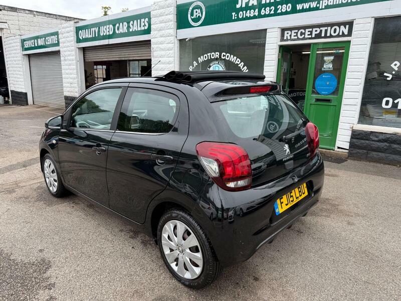 Peugeot 108 1.0-vti-active-top-5dr-petrol-manual-euro-5-euro- Black #3