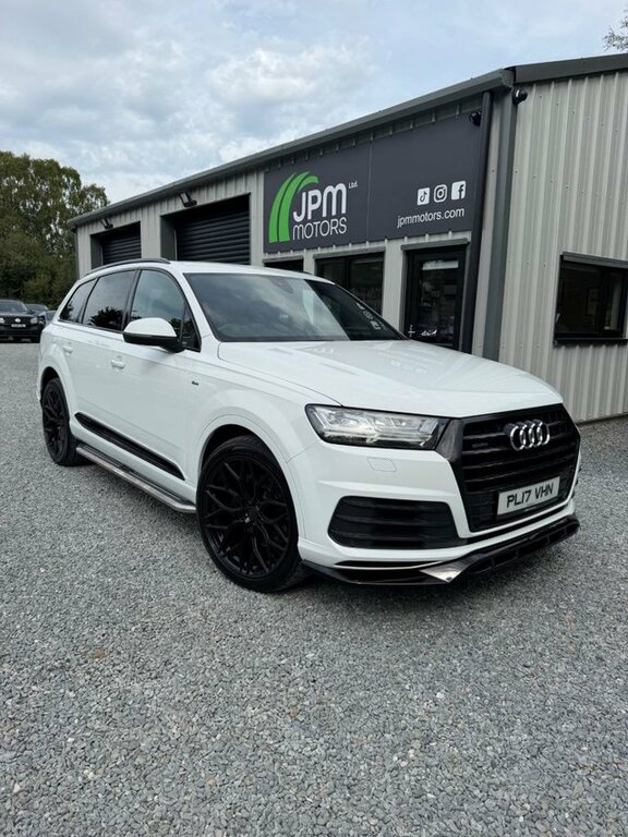Audi Q7 2017 3.0 Tdi V6 S Line Suv Tiptronic Qu White