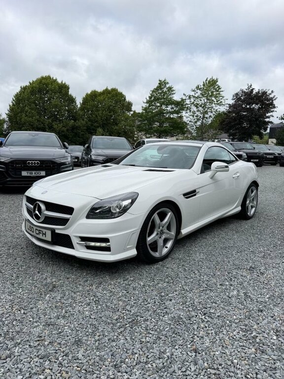Mercedes-Benz SLK 2013 2.1 Slk250 Cdi Amg Sport Convertible Dies White #3