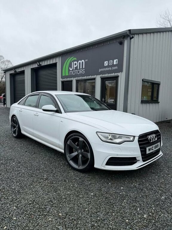 Audi A6 Saloon 2014 2.0 Tdi S Line Saloon Euro White