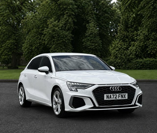 Audi A3 2022 1.0 Tfsi 30 S Line Sportback S Tro White