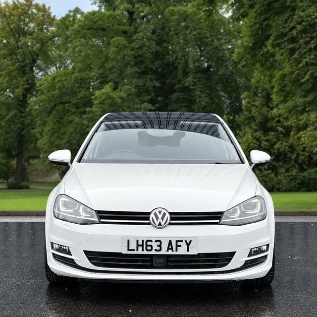 Volkswagen Golf 2013 2.0 Tdi Bluemotion Tech Gt Hatchback Dies LH63AFY White #3