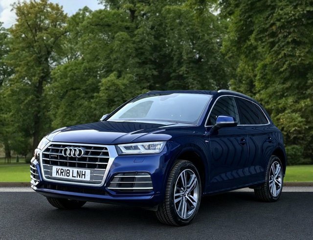 Audi Q5 2018 2.0 Tdi S Line Suv S Tronic Quattr Blue