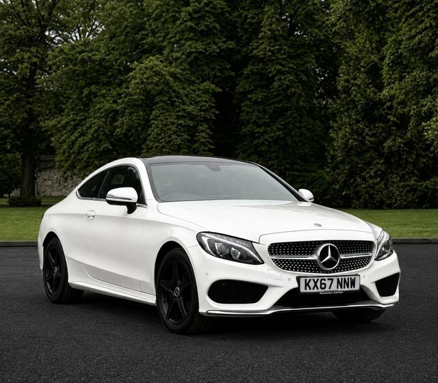 Mercedes-Benz C Class 2017 2.0 C200 Amg Line Coupe G-tronic White