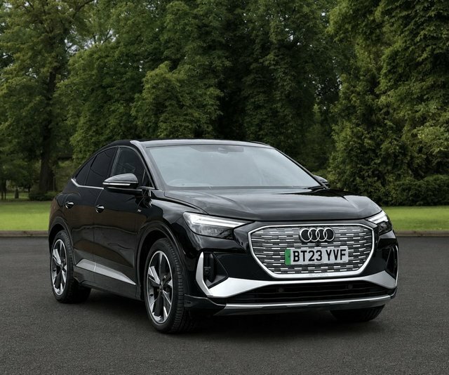 Audi Q4 E Tron 2023 35 S Line Sportback 55Kwh Black