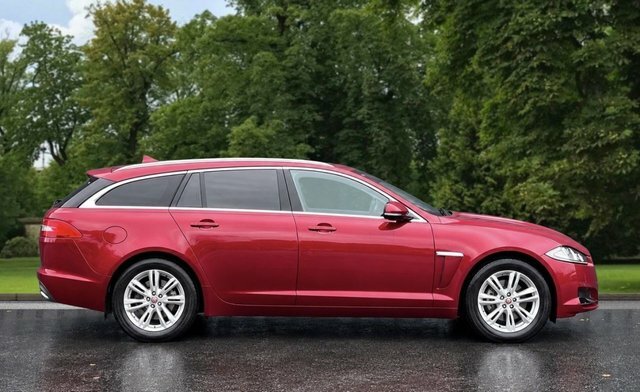 Jaguar XF 2014 2.2D Luxury Sportbrake Euro 5 Red #4