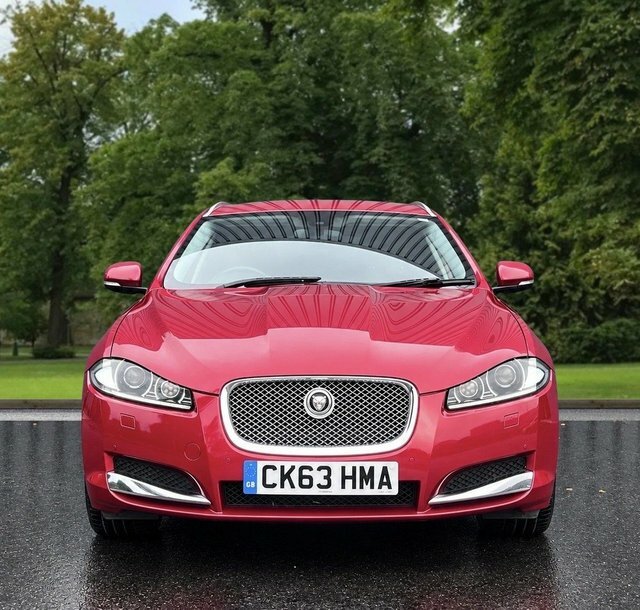 Jaguar XF 2014 2.2D Luxury Sportbrake Euro 5 Red #3