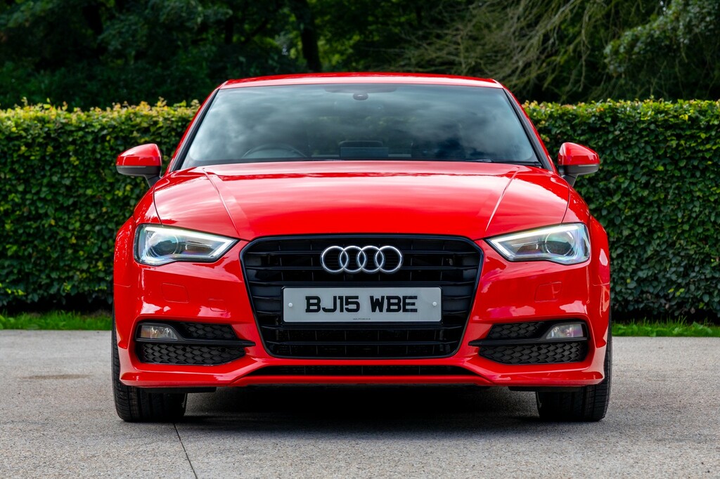 Audi A3 Saloon 2.0 Tdi S Line 2015 BJ15WBE Red #6