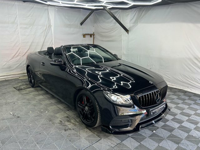 Mercedes-Benz E Class 2.0 E220d Amg Line Cabriolet G-tronic Euro 6 S S Black