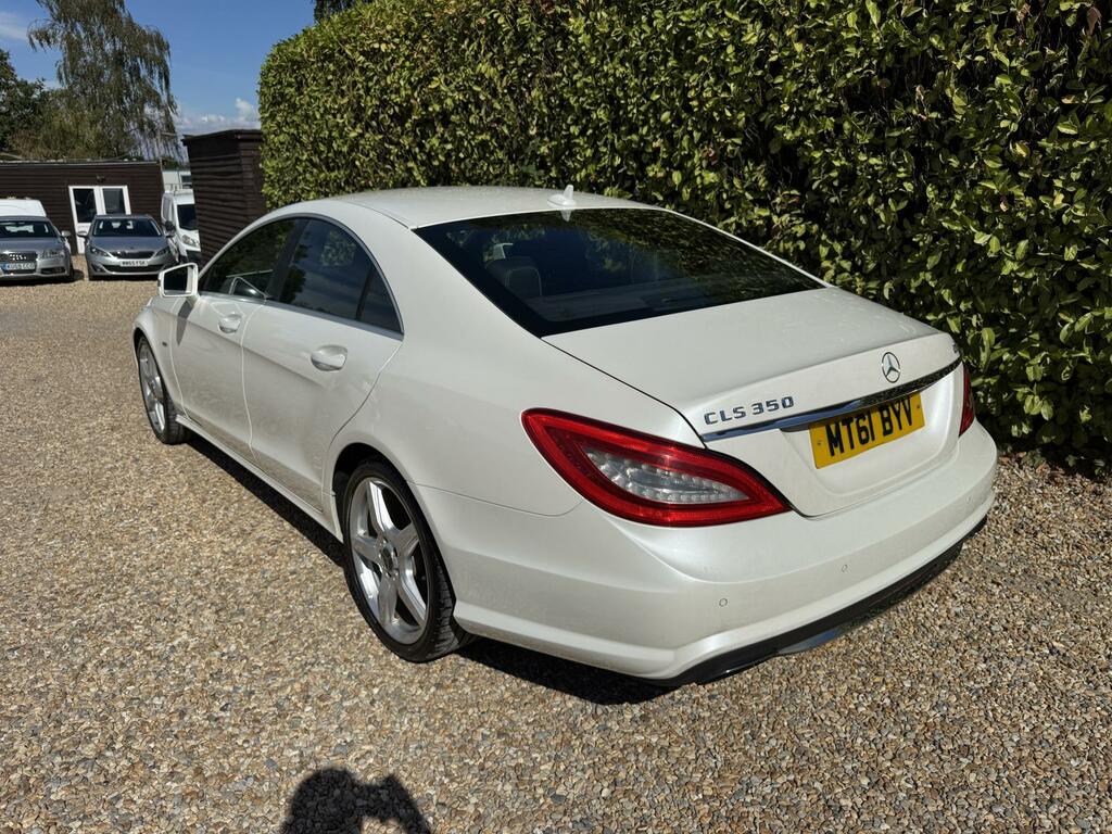 Mercedes-Benz CLS 3.0 Cls350 Cdi V6 Blueefficiency Sport Coupe D White #5