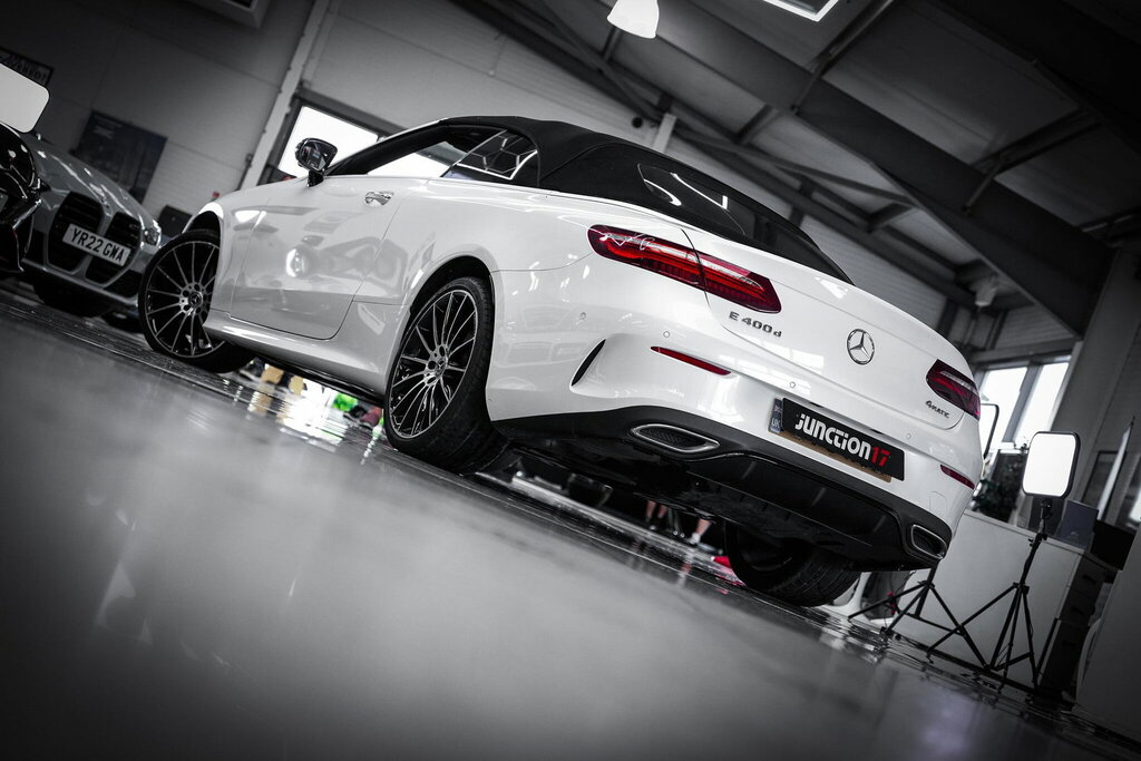 Mercedes-Benz E Class 2.9 E400d Amg Line Premium Plus Cabriolet G-tron White #5