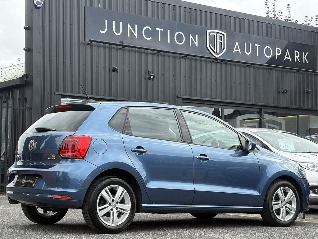 Volkswagen Polo Tsi Bluemotion Tech Match SP66YLM Blue #6