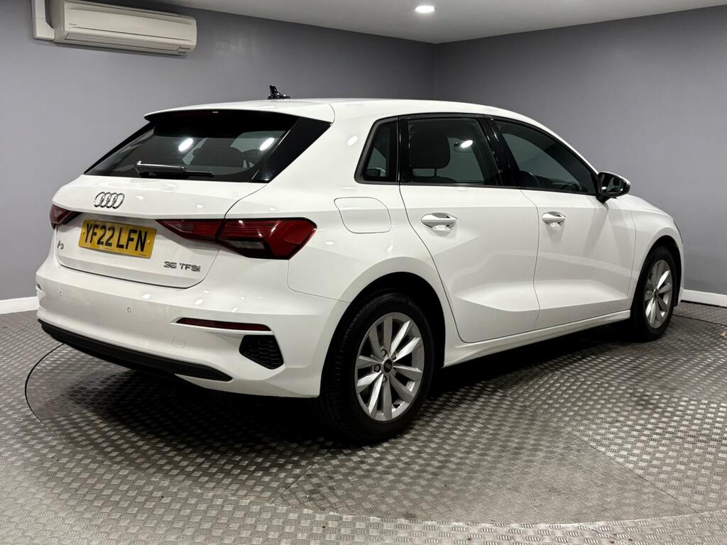 Audi A3 1.5 Tfsi 35 Technik Sportback Euro 6 Ss YF22LFN White #3