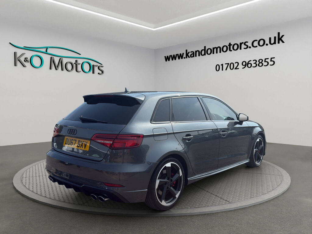 Audi S3 2.0 Tfsi Black Edition Sportback S Tronic Quattro DU67BXV Grey #4