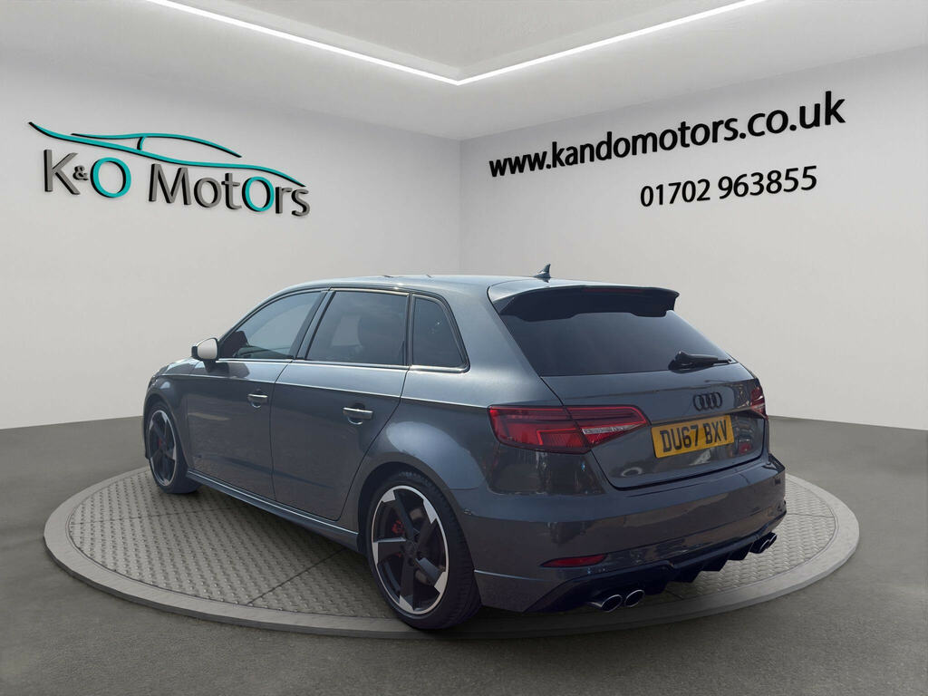 Audi S3 2.0 Tfsi Black Edition Sportback S Tronic Quattro DU67BXV Grey #6