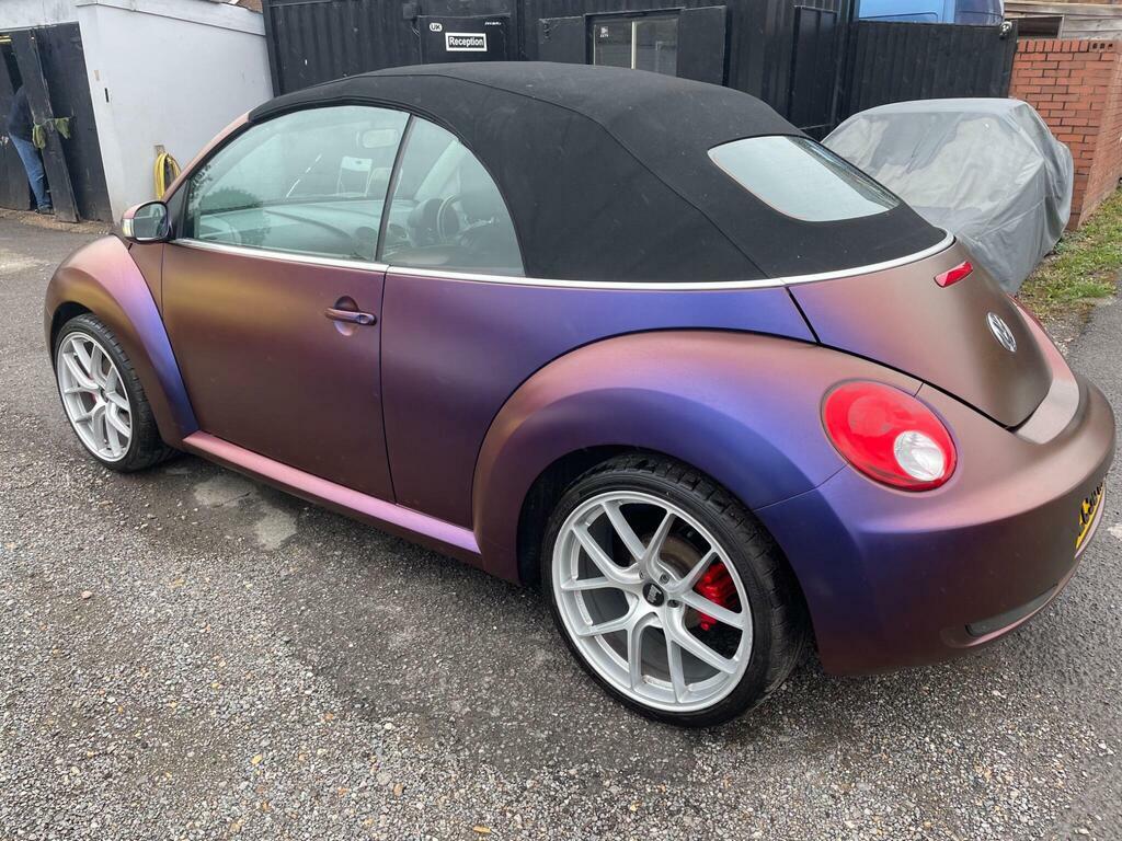 Volkswagen Beetle 2.0 S Cabriolet Euro 4 Blue #4