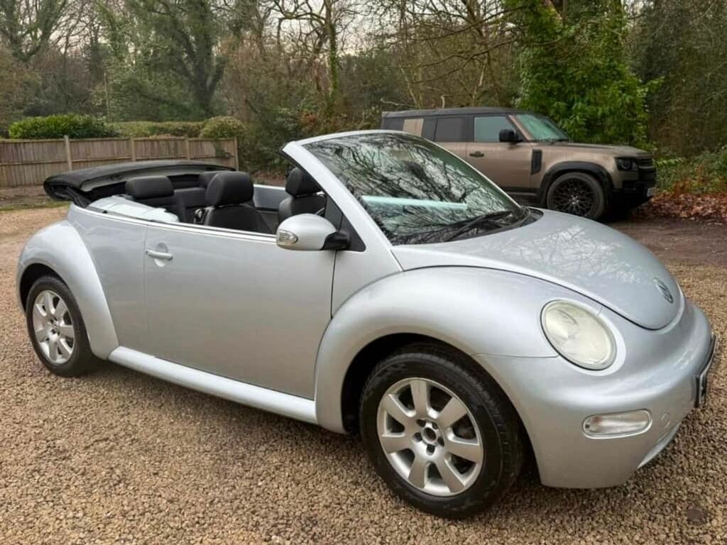 Volkswagen Beetle 8V Convertible One Owner,fsh,leather,h Seats Lea Silver