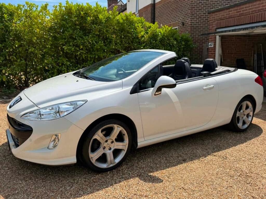 Peugeot 308 CC Thp cc Gt Pearl White,leather Fsh White #6