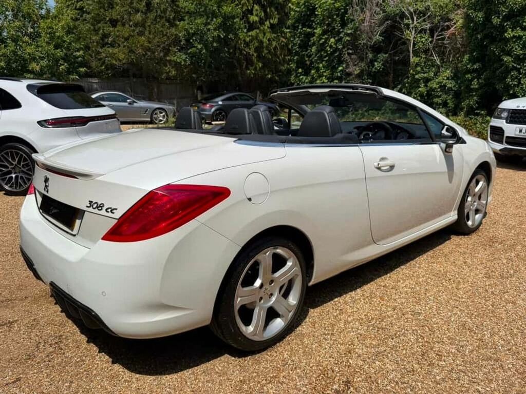 Peugeot 308 CC Thp cc Gt Pearl White,leather Fsh White #2