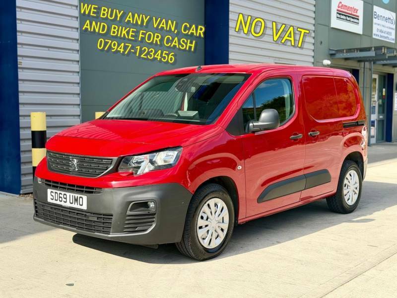 Peugeot Partner 1000 1.5 Bluehdi 100 Grip Van No Vat - 2019 Red