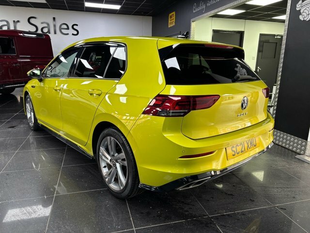 Volkswagen Golf Tsi R-line Hatchback SC21XMU Yellow #2