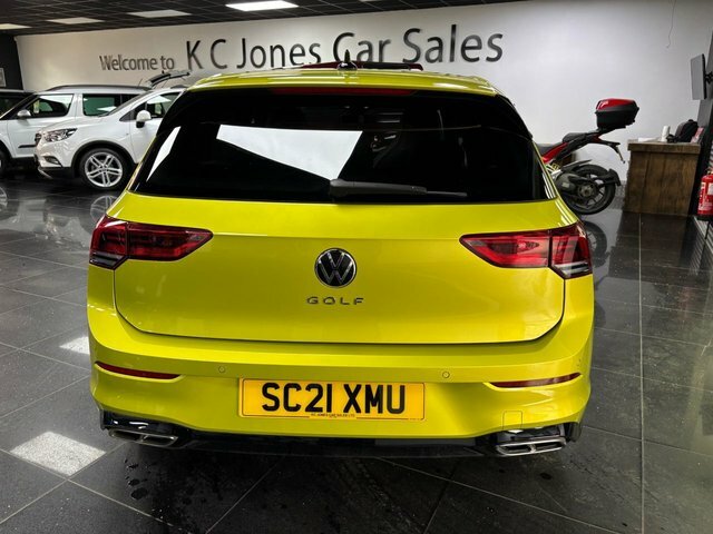 Volkswagen Golf Tsi R-line Hatchback SC21XMU Yellow #3