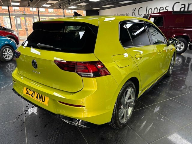 Volkswagen Golf Tsi R-line Hatchback SC21XMU Yellow #5