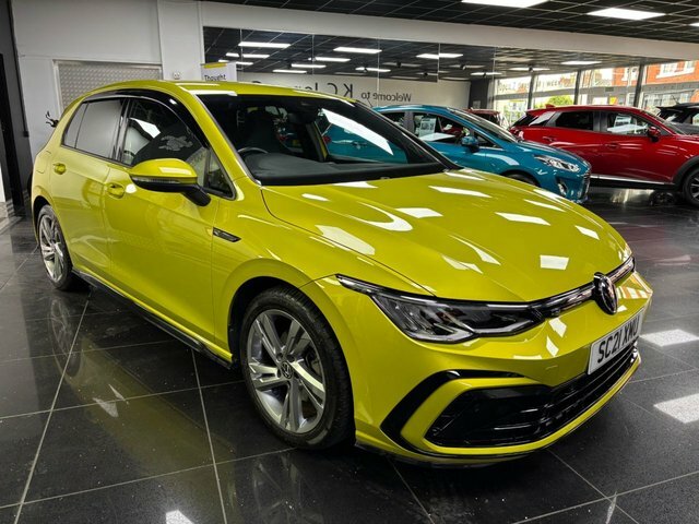 Volkswagen Golf Tsi R-line Hatchback SC21XMU Yellow #6