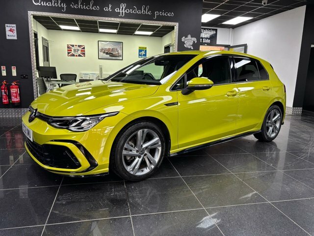 Volkswagen Golf Tsi R-line Hatchback SC21XMU Yellow