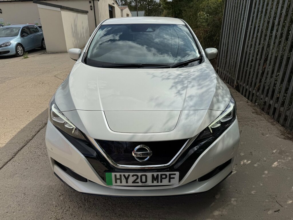 Nissan Leaf 62Kwh E Tekna Hatchback 217 Ps HY20MPF White #6