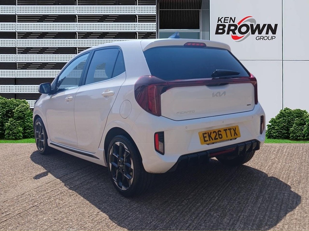 Kia Picanto 1.0 Gt Line S Hatchback Amt White #2