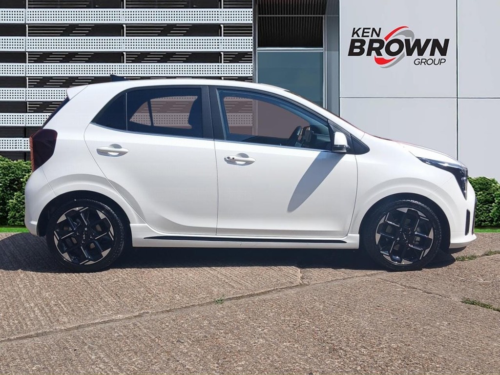 Kia Picanto 1.0 Gt Line S Hatchback Amt White #5