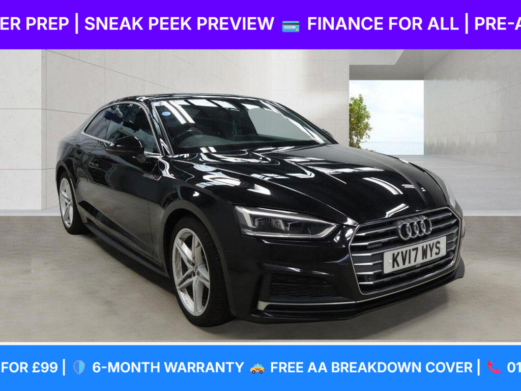Audi A5 2.0 Tdi S Line S Tronic Quattro Euro 6 Ss Black