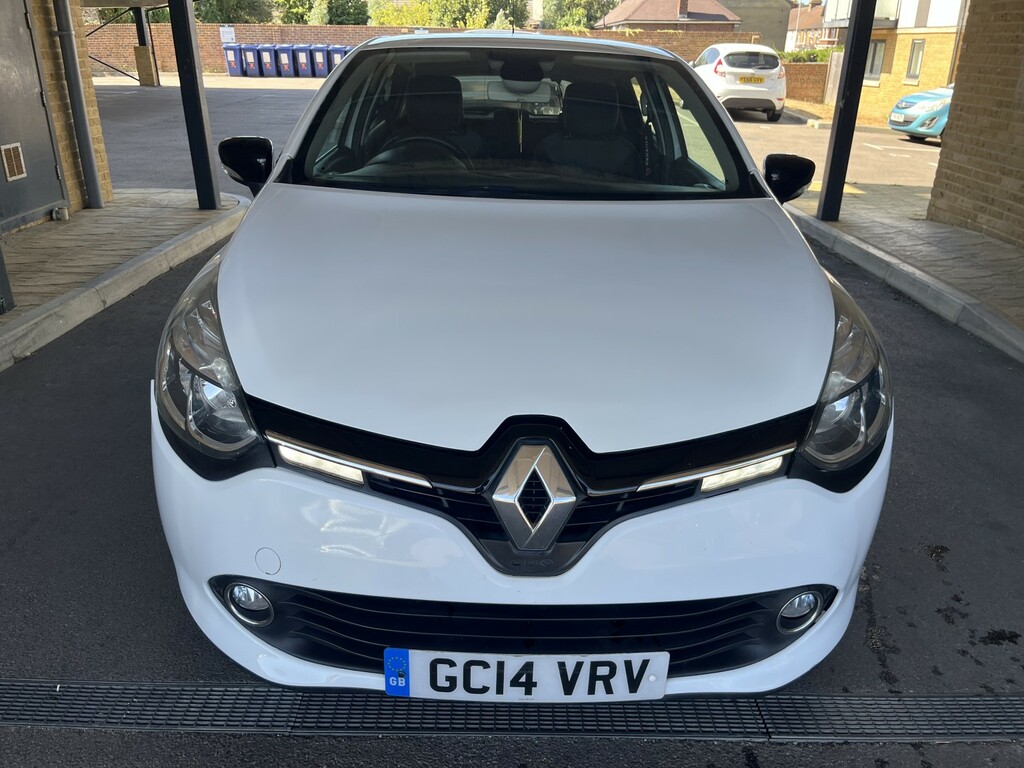 Renault Clio 1.2 Dynamique Medianav 1.2 16V 75 201414 GC14VRV White #2