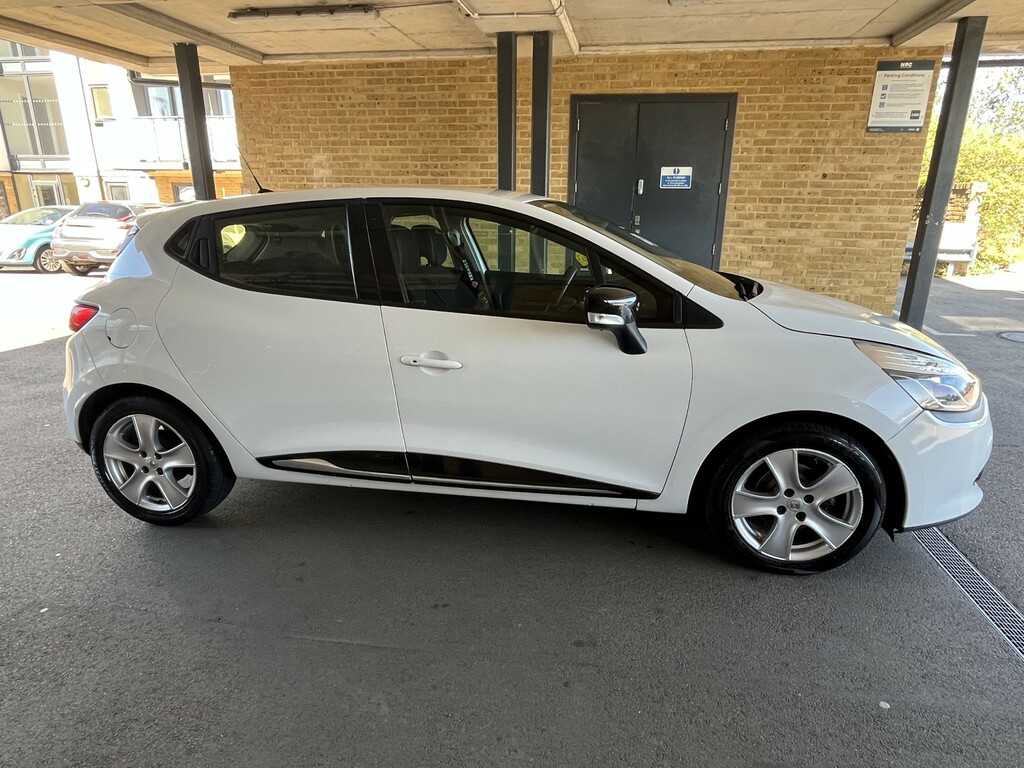 Renault Clio 1.2 Dynamique Medianav 1.2 16V 75 201414 GC14VRV White #3